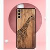 Чехол с принтом из натурального бамбукового дерева для Samsung Galaxy S23 S24 Ultra S8 S9 S10 S22 Plus Note 10 20 Ultra S20 S21 FE