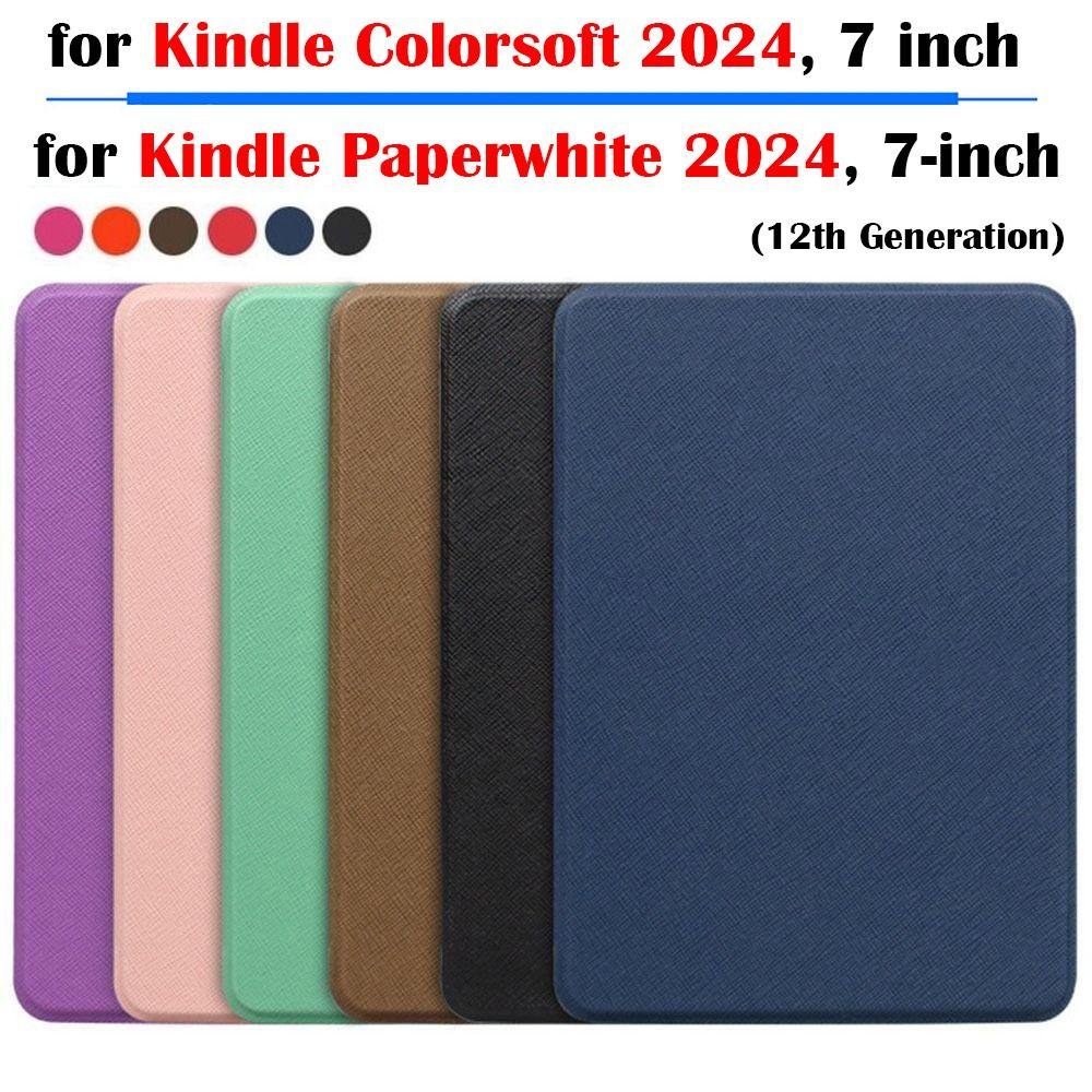 Auto Wake/Sleep eReader Case KPW6 Protective Shell for Kindle Paperwhite 2024 7 Inch (12th Gen)