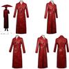 Horror Homicipher Game Red Umbrella Cosplay Outfit With Spandex Material For Halloween And Convention Use