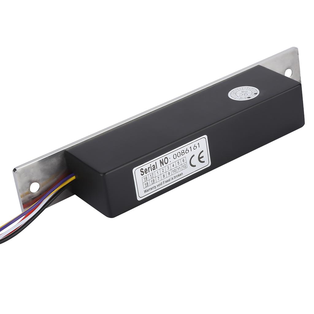 Access Delay Metal Strip Signal Feedback Single Door Magnetic Lock for Glass Door/Wooden Door