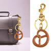 Элегантный брелок-подвеска для сумки в виде печенья, брелок для ключей в форме печенья, портативное украшение для сумки, модный аксессуар для сумки