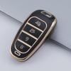 Gold-Rimmed Key Cover for 2021 Beijing Hyundai Tucson L Sonata