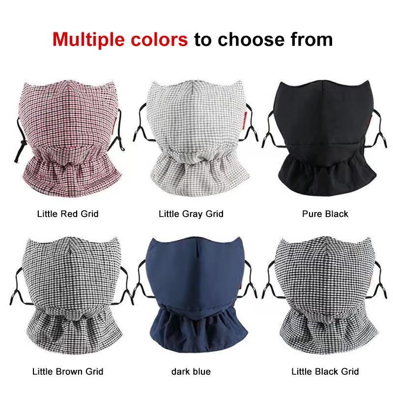 Велосипедная маска-шарф для шеи Хлопок Утолщенная и увеличенная Холодная Дышащая Моющаяся Зимняя