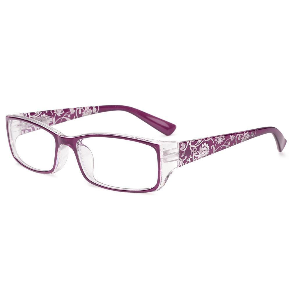 1 шт. новые модные женские очки для чтения, соответствующий чехол, ультралегкие увеличительные очки с принтом из смолы и цветком, уход за зрением