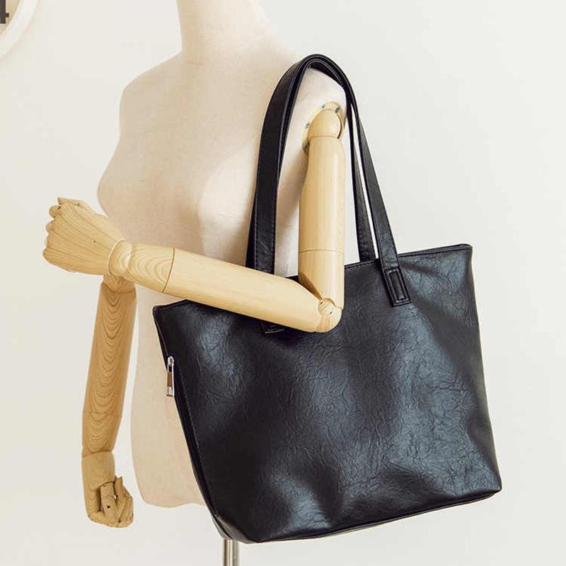 Сумка-тоут, новая модная женская сумка на осень и зиму, повседневная сумка на одно плечо для поездок на работу из мягкой кожи, большая вместимость