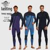 Men's Long Sleeve Quick-Dry Tight-Fit Swimsuit: Sun Protection, High Elasticity, Breathable, No Chest Pad, Perfect for Travel and Vacation.