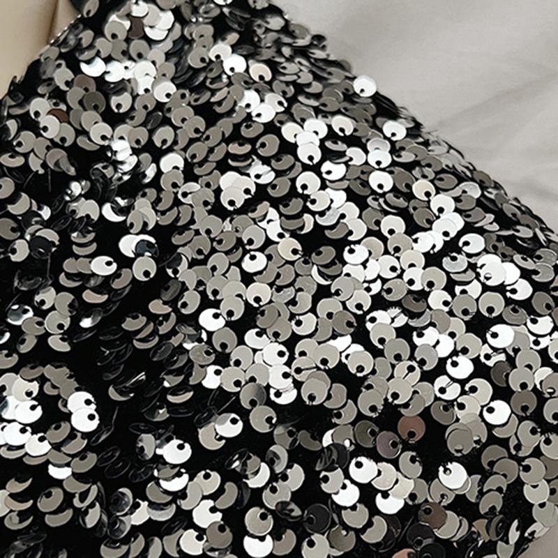 Yogodlns Винтажная женская вечеринка с блестками, маленькая сумка на плечо, модная однотонная универсальная сумка-хобо на молнии с подмышками