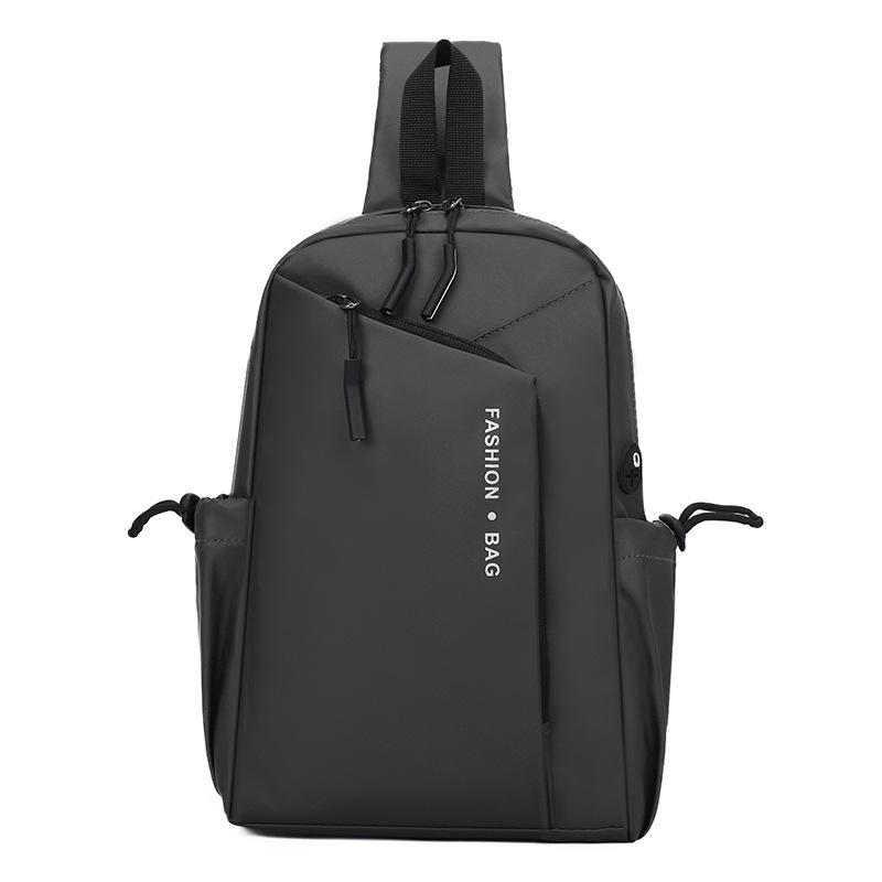 Мужская многофункциональная нагрудная сумка кроссбоди - спортивный рюкзак через плечо для отдыха