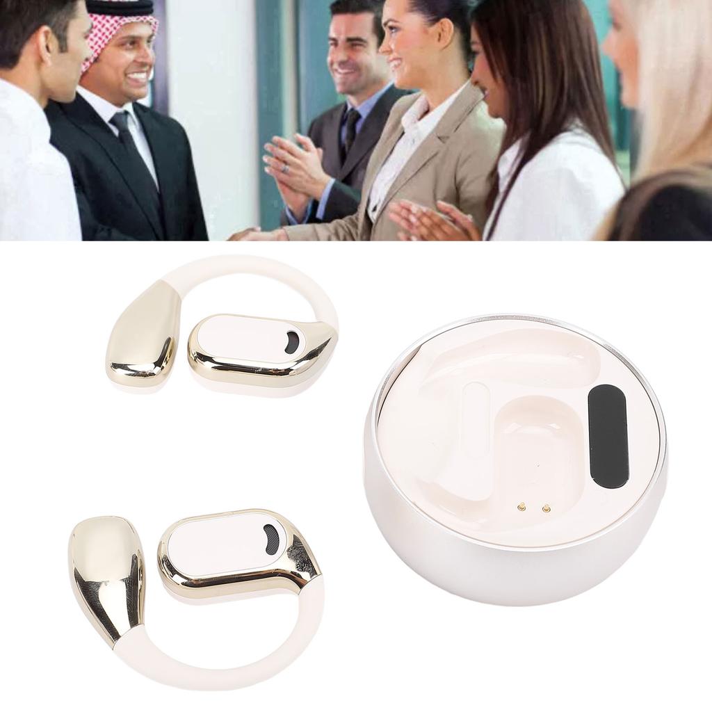 Наушники с искусственным интеллектом для перевода 144 языка Перевод в режиме реального времени Длительный срок службы батареи Умный заушный крючок Tra