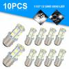 10 шт. 1157 Bay15d 13-smd Светодиодная Лампа Заднего Стоп-сигнала для Автодома Ультра-белая 12 В Модификация