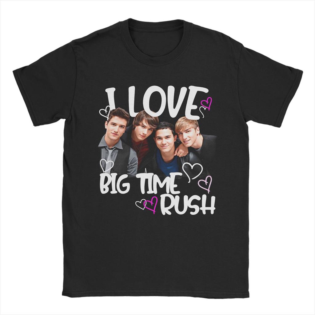 Big Time Rush 2025 Outfit Unisex T Shirts Pure Cotton Tee Graphic Printed  Tops Tshirt