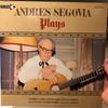 LP Record ANDRES SEGOVIA  Plays MCA2019 MCA Japan Obi Classical Used