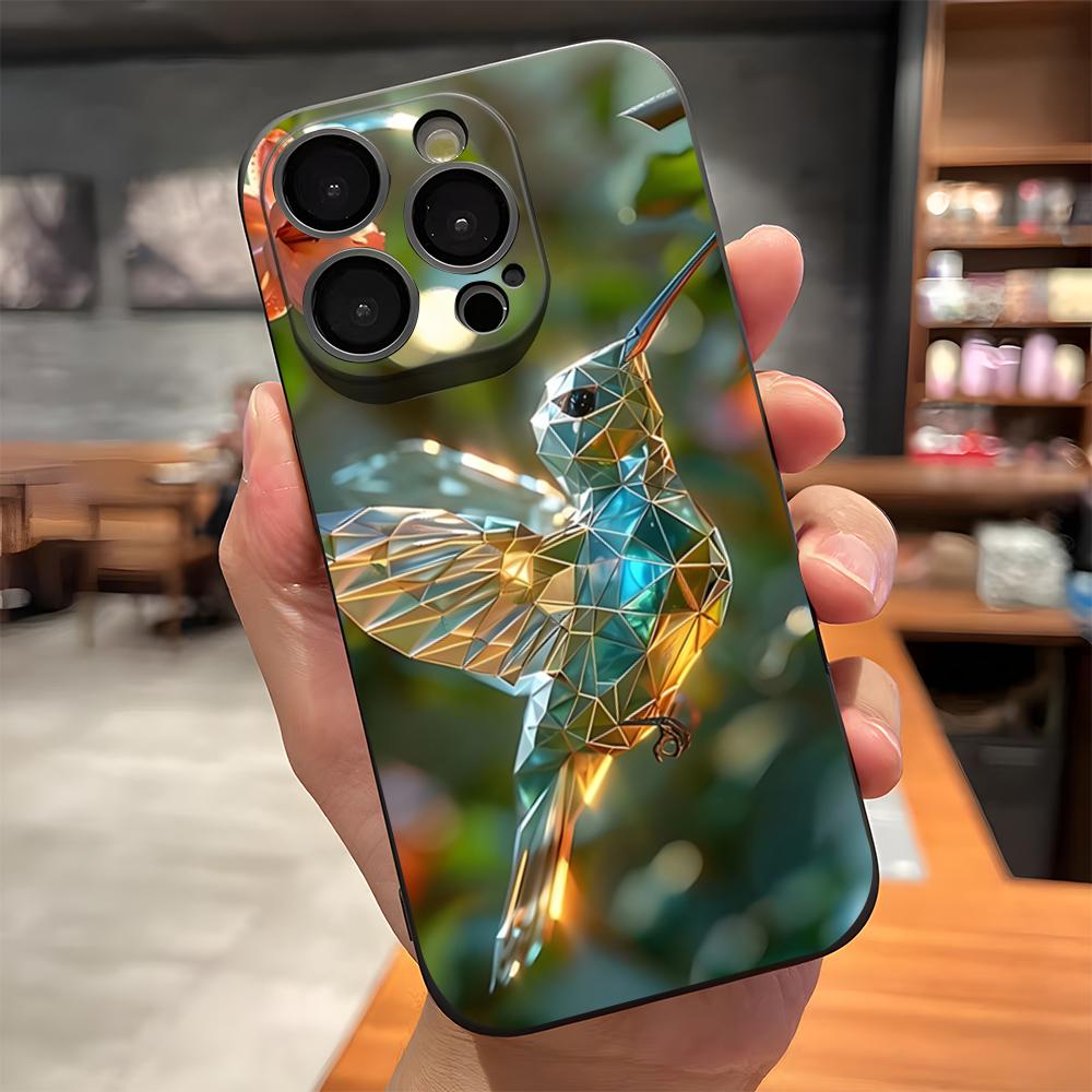 Hummingbird Phone Case For IPhone 17 Pro Max 15 Pro 16 14 Plus 12 13 Mini 11 Pro Shockproof Soft Cover