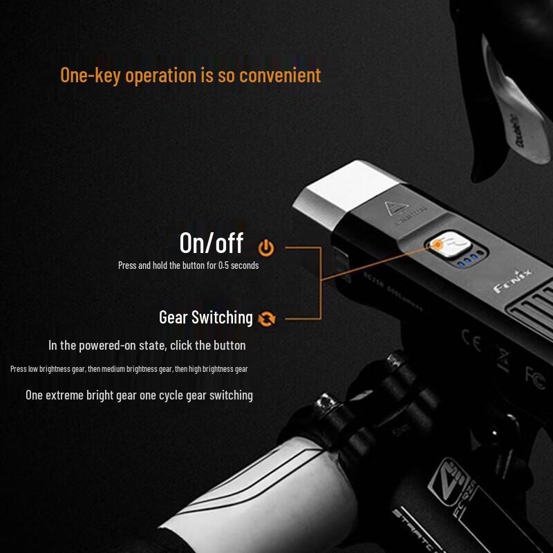 Перезаряжаемый велосипедный фонарь FENIX BC25R