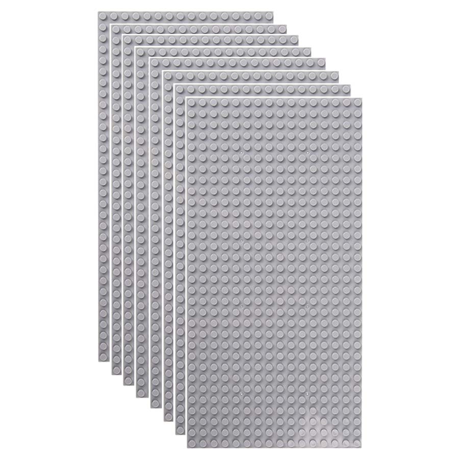 8 шт. 16x32 Точек Классические Базовые Пластины MOC DIY Пластиковые Кирпичи Основания Город Dimensions Строительные Блоки Фигурки Конструкторы