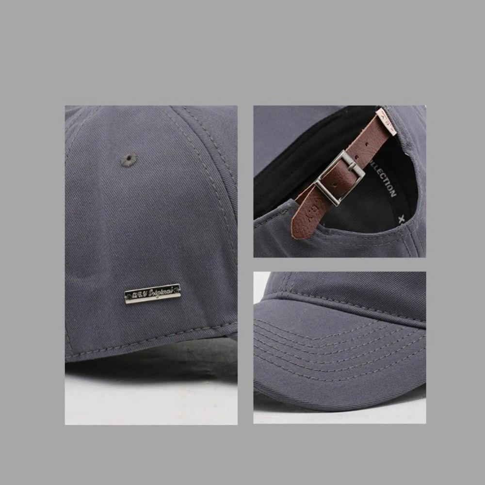 Adjustable Baseball Caps Solid Color Sports Cap Simple Sun Hat Women