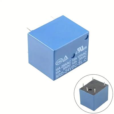 Реле 24В SRD-24VDC-SL-C T73 5-контактное реле мощности для печатной платы Электронный DIY-кит srd24vdcslc
