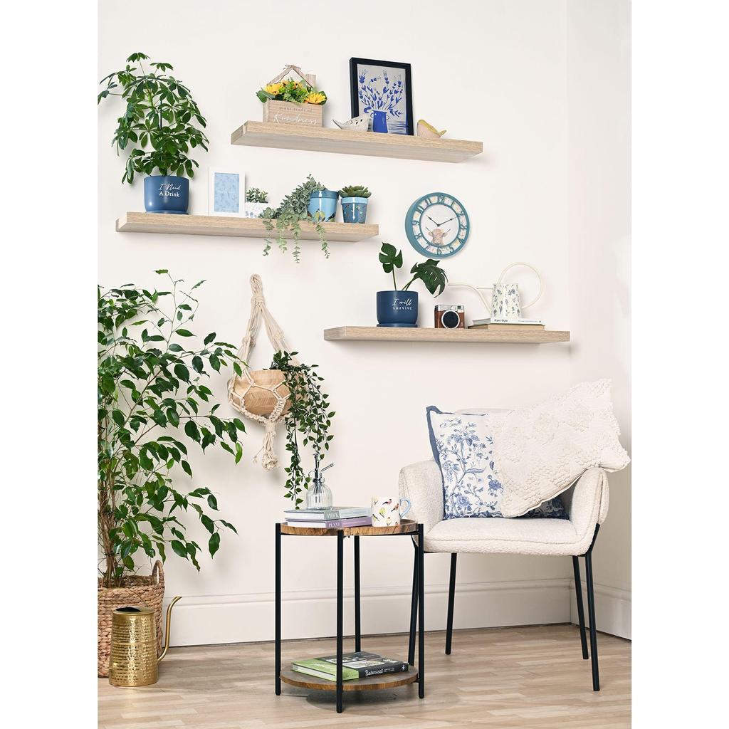 Country Living Plant Seeds of Kindness Wooden House Planter With Faux Flowers