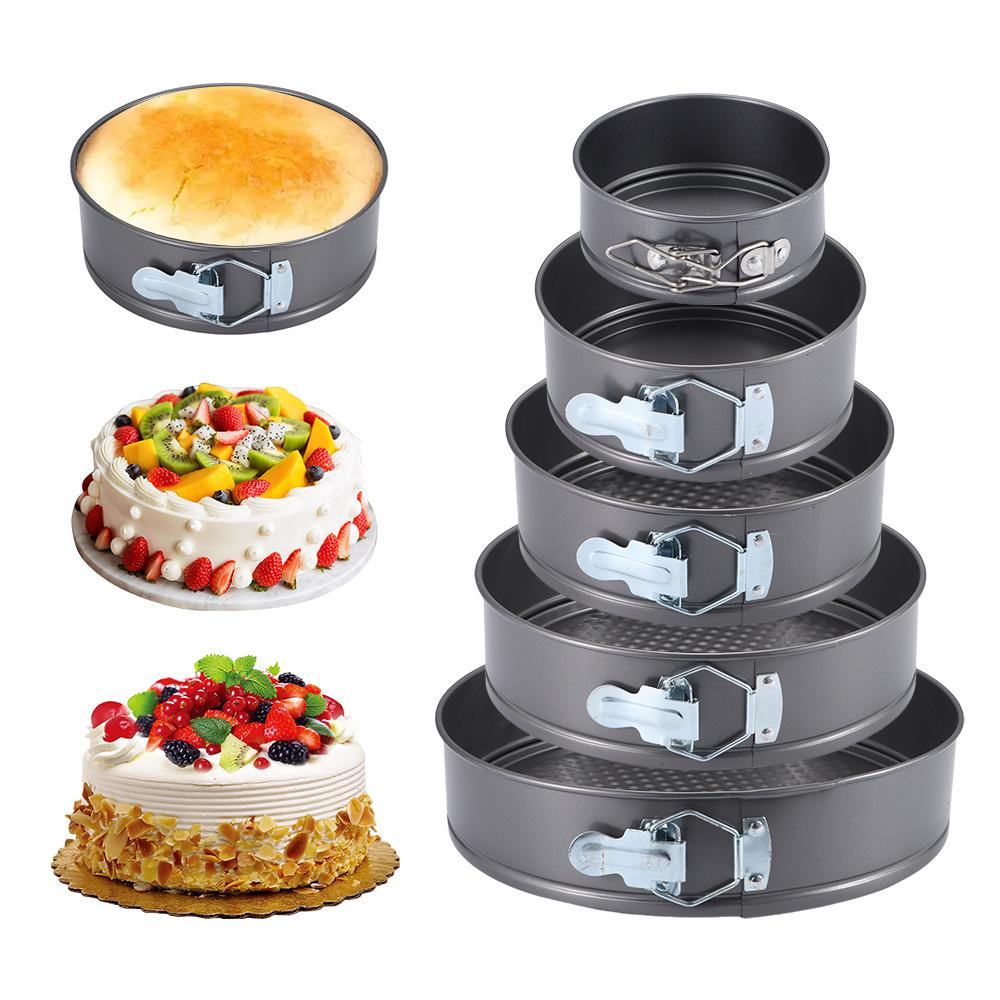 1Pcs Carbon Steel Cake Baking Pan Leakproof Cake Mould New Baking Mould for Home Kitchen Bakery
