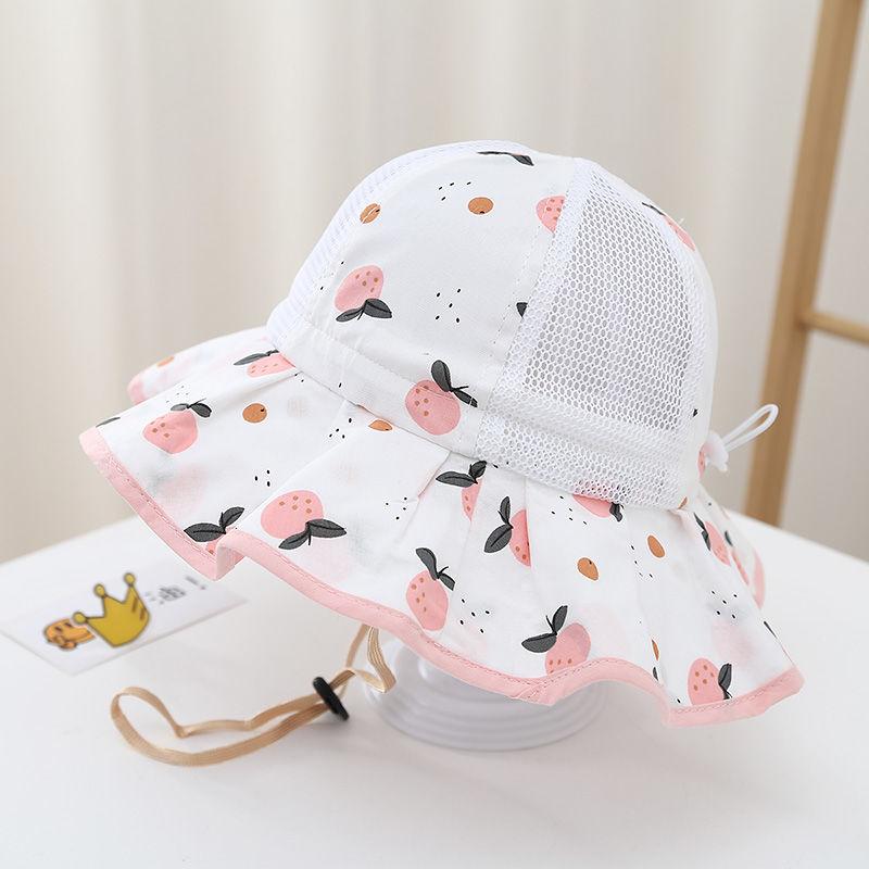 Summer Thin Hat with Large Brim for Sun Shading Baby Mesh Fisherman Hat for Boys and Girls Summer Sun Hat