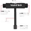 Скейтборд Vanpro Универсальный и Набор для обслуживания скейтборда с шестигранным ключом и крестовой отверткой Инструмент «все в одном», Портативный, Многофункциональный