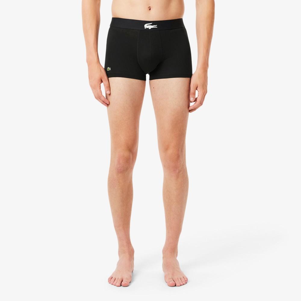 [Lacoste] Men's Big Croc Briefs 3-Pack 5H1291-55N9DI