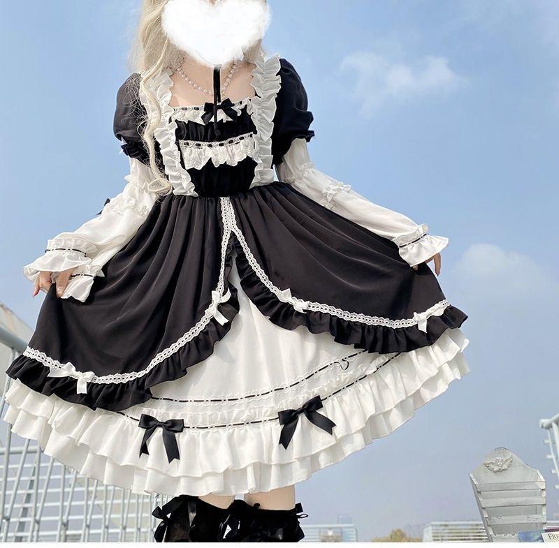 Винтажное платье White Night Aurora OP Lolita