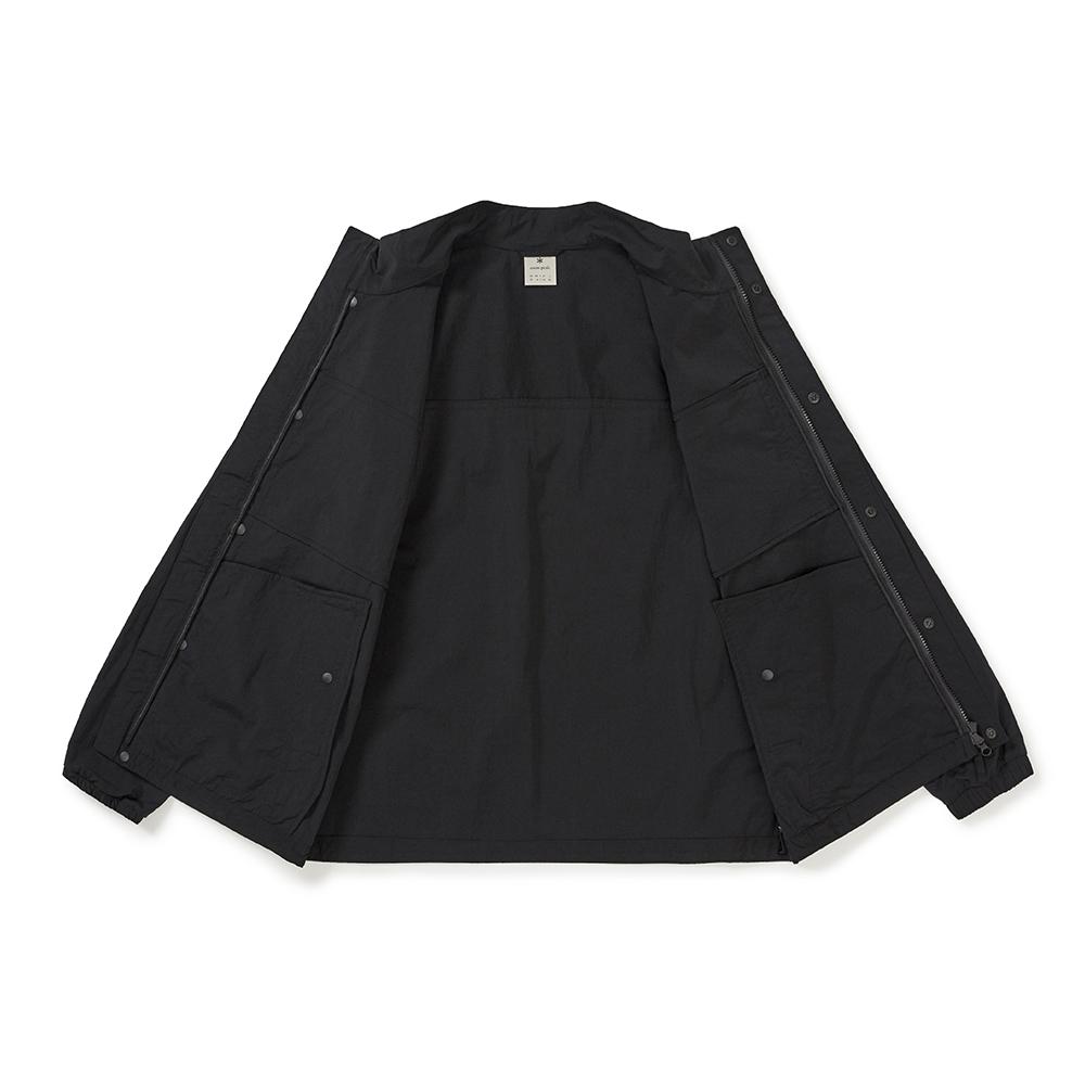 [Snowpeak] Route Stand-neck Windbreaker Black (S25MMRWB64)