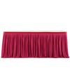 Party Solid Color Table Skirt Birthday Pleated Dessert Tablecloth Cover Wedding Festive Table Skirt Home Ruffle Edge Table Skirt