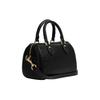 Coach Женская сумка Rowan 18 с застежкой-молнией и зернистой текстурой, маленькая, черная, CH157-IMBLK