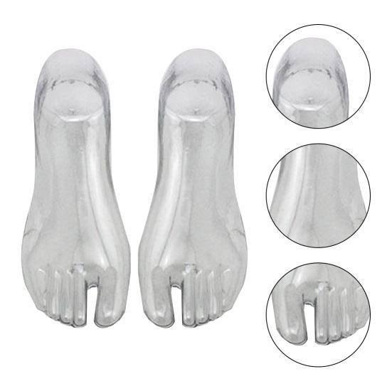 1 Pair Plastic Feet Foot Model Shoes Socks Stretcher Sandal Support Shaper