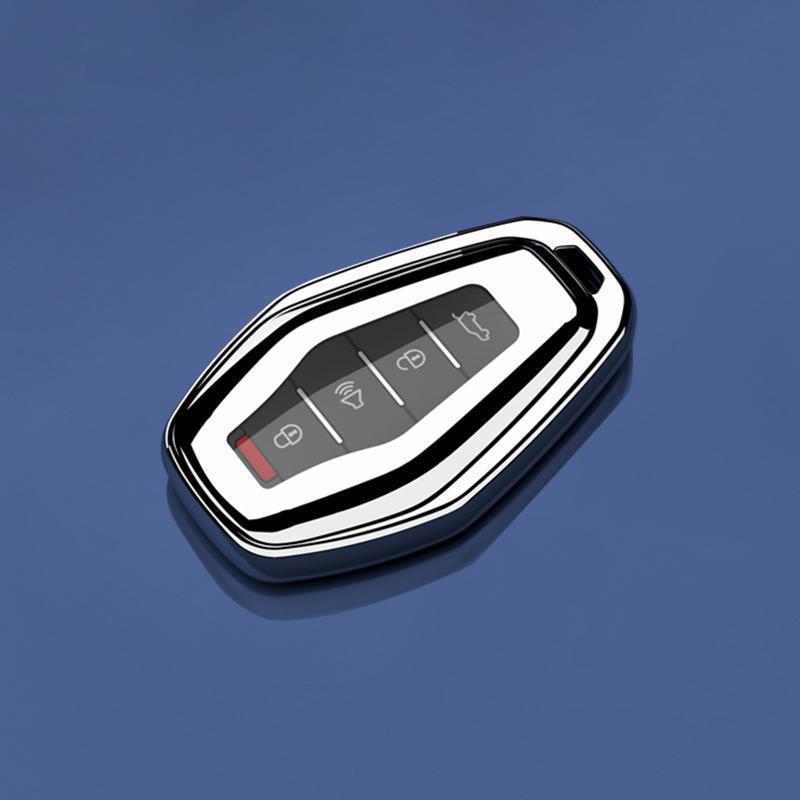Чехол для ключа Chery Jetour X90 2020-24: Защитный чехол с пряжкой, дизайн "Дракон".