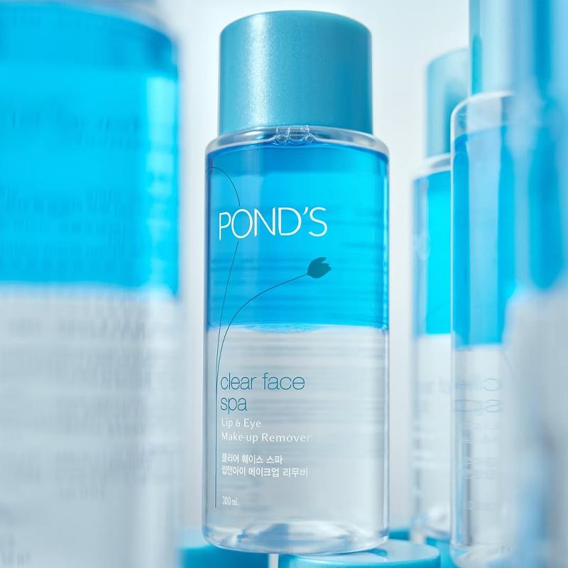 POND'S Clear Face Spa Средство для снятия макияжа с губ и глаз 300 мл