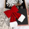 Большой 3D красный бархатный бант: Рождественский ornament и Декор для свадебного торжества