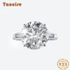 Tancise 12*12 Jewelry Creative Fashion Women's Ring Synthetic Zircon Ring Trapezoidal Diamond Ring