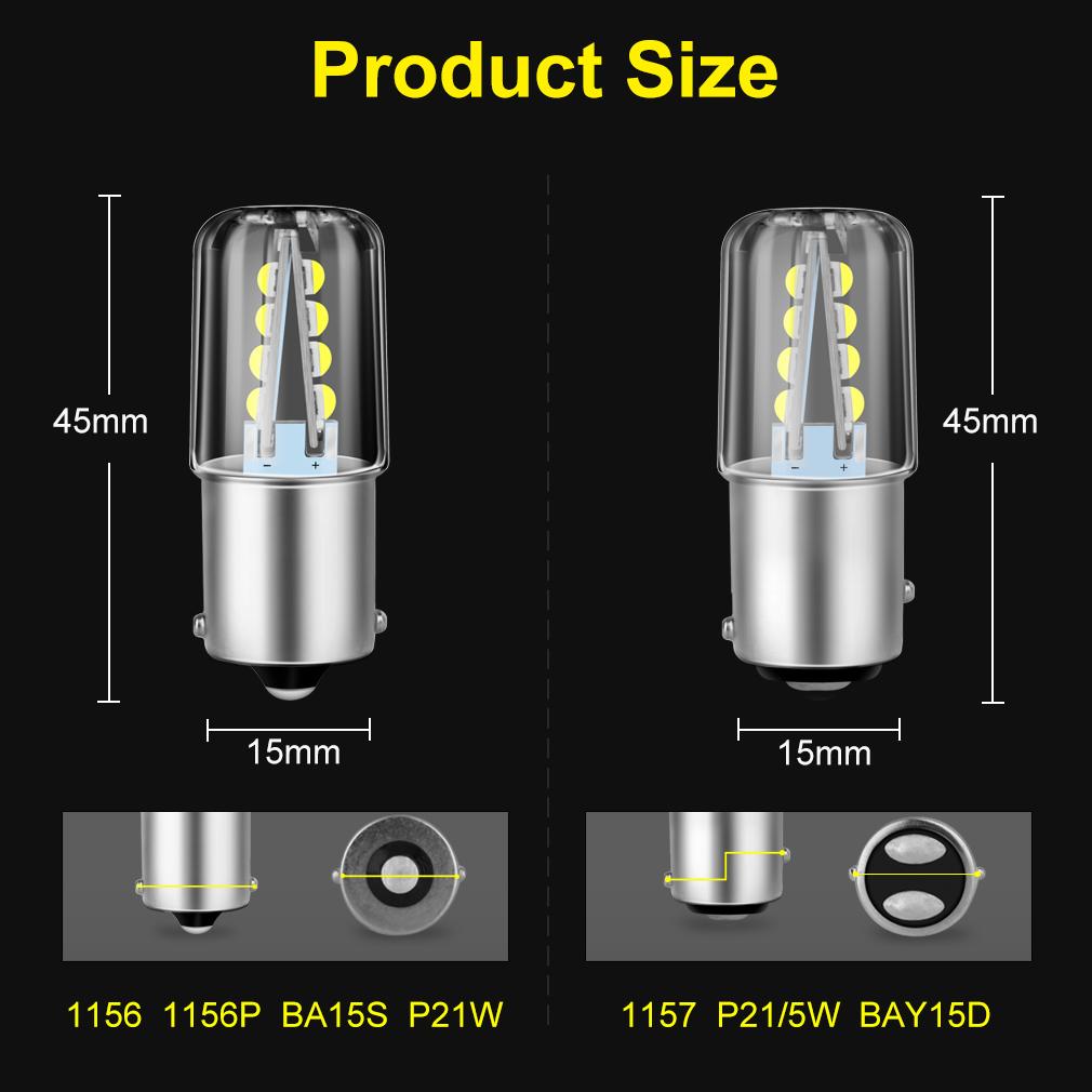 1 шт. 1156 BA15S 1157 BAY15D P21W P21/5W 8 SMD 3030 автомобильные светодиодные указатели поворота стоп-сигнал R5W R10W автомобильная парковка задняя лампа заднего хода белый красный желтый