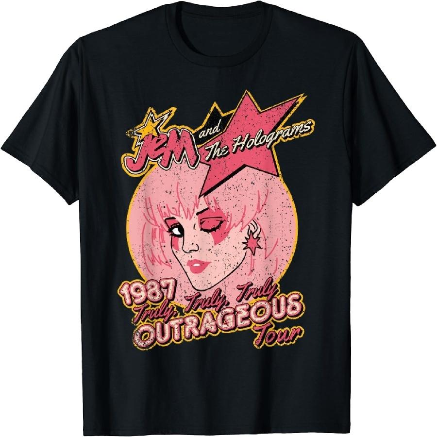 Винтажная футболка Berentoya Jem Outrageous Tour