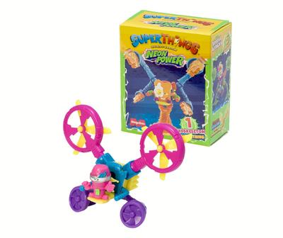 Фигурка SUPERTHINGS + Транспортное средство NEON POWER EXOS SKELETON s11 MAGIC BOX PST11D812IN00