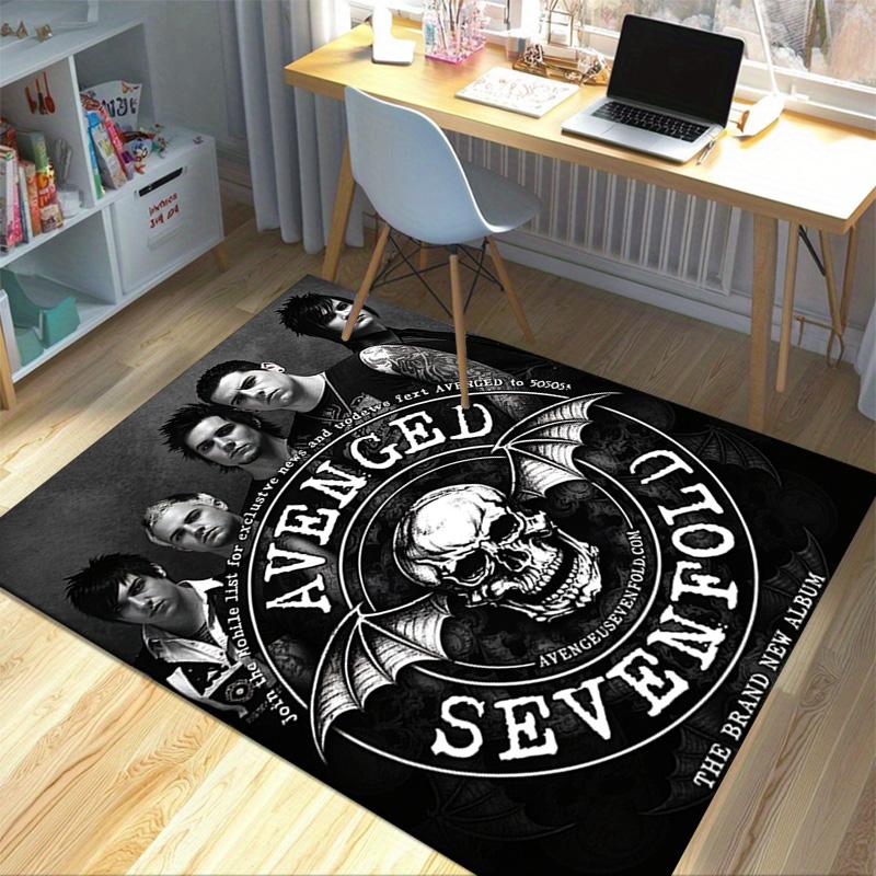 Sevenfold Album Artwork Carpet For Playroom Bedroom Living Room Sofa Home Decorkids Game Area Rug Nonslip Floor Mat