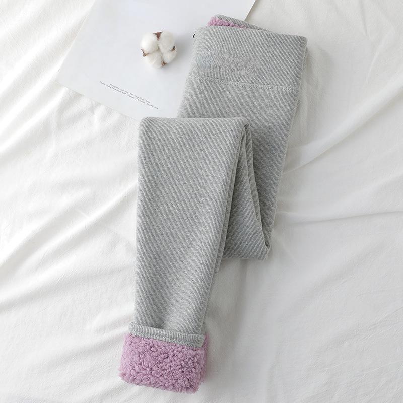 Зимние толстые теплые леггинсы женские с высокой талией утягивающие колготки флисовые зимние брюки женская термоодежда