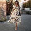 Dresses for Autumn Women's Vacation Casual Printed Long Skirt