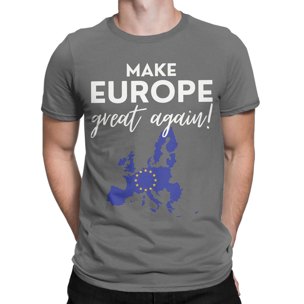 Новое поступление Make Europe Great Again футболка унисекс 100% хлопок футболка с коротким рукавом одежда