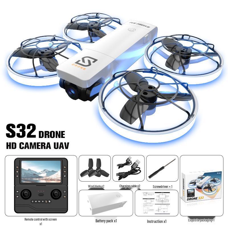 Brushless Foldable Drone with Screen Remote & Optical Flow for Aerial Photography