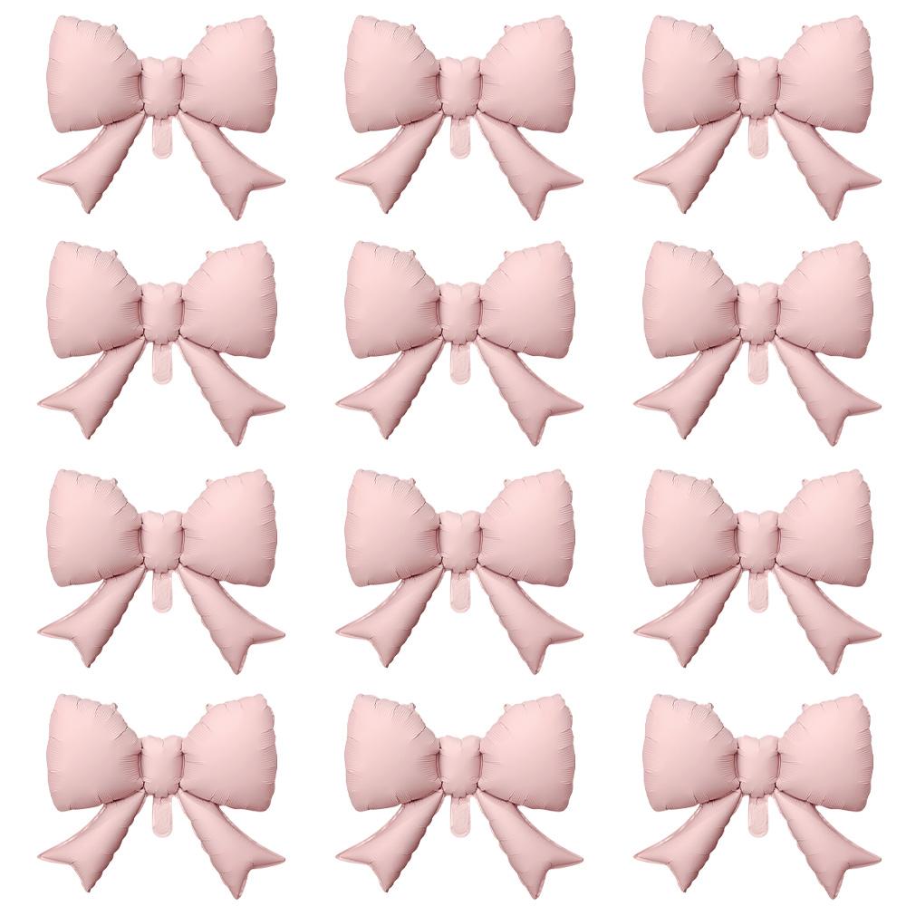 8/12/15/20 Pieces 21inch Aluminum Foil Balloons with Bow Ties, Bow Tie Party Balloons, Suitable for Birthday Parties, Engagement Weddings