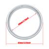 For Nissan Micra March K13 2011 2012 2013 2014 2015 2016 2017 Chrome A/C Air Vent Ring Cover Trim Car Styling Frame Accessories