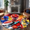 1pc Mighty Morphin Power Rangers2 Print Round Carpet Chair Round Carpet Suitable for Bedroom Living Room Home Decorative Carpet