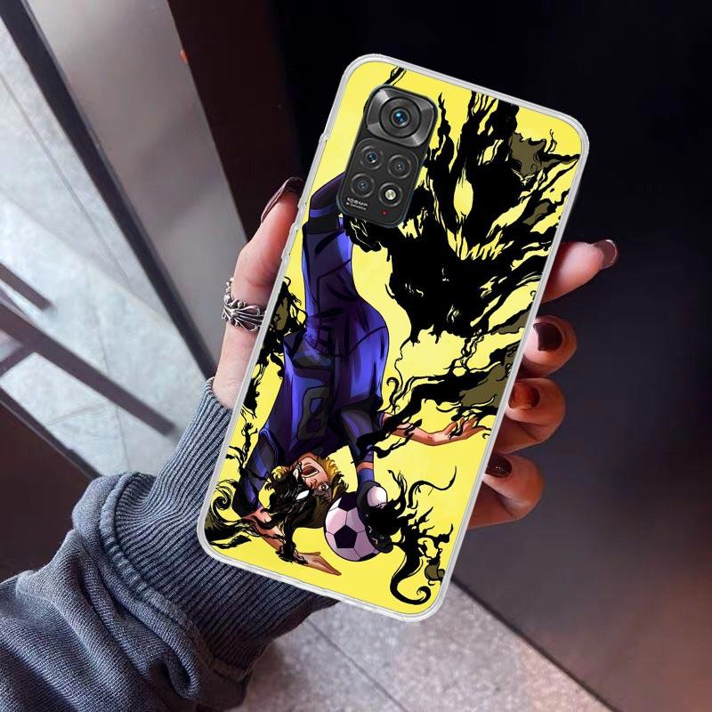Чехол для телефона Blue Lock Бачира Мегуру для Xiaomi Redmi Note 15 14 14S 13 12S 12 Pro Plus 11S 11 10S 10 4G Cover 11E 11T 5G Печать F