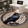 Crow Round Rug Suitable For Office Reception Decorative Carpet Office Chair Protection Carpet And Also Suitable For Gifts To Relatives And Friends