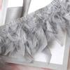 Encrypted Turkey Feather Fire Piece Feather Cloth Edge Skirt Lace Feather Lamp Diy Dance Clothes Accessories Decorative Materials
