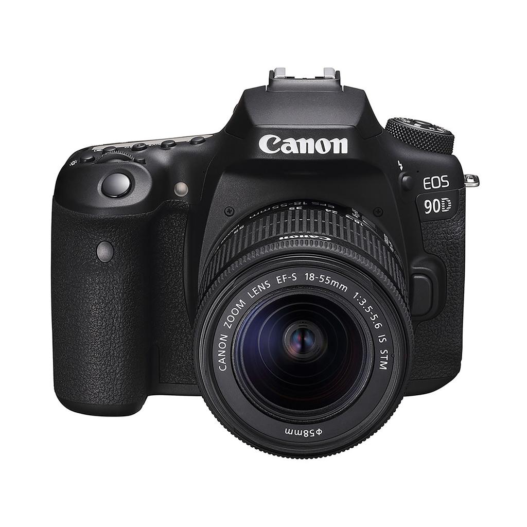 Canon Цифровая зеркальная фотокамера EOS 90D + зум-объектив EF-S 18-55 мм f/3.5-5.6 IS STM